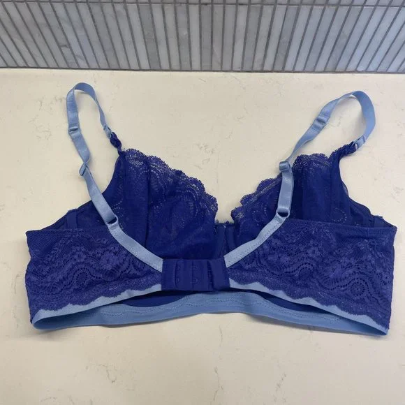 Heidi Klum Intimates Madeline Contour Bra in Royal Blue /‎ Vista Blue, 36DD /36E - Picture 3 of 6